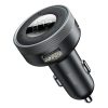 Baseus Enjoy FM transmitter car charger LED 2x USB / 3.5mm jack wireless MP3 player Bluetooth 5.0 3.4A black (CCLH-01)