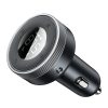 Baseus Enjoy FM transmitter car charger LED 2x USB / 3.5mm jack wireless MP3 player Bluetooth 5.0 3.4A black (CCLH-01)