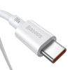 Baseus Superior Cable Cord USB Type C - USB Type C Quick Charge / Power Delivery / FCP 100W 5A 20V 2m white (CATYS-C02)