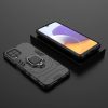 Ring Armor Case Kickstand Tough Rugged Cover for Samsung Galaxy A22 4G black