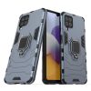 Ring Armor Case Kickstand Tough Rugged Cover for Samsung Galaxy A22 4G blue