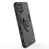 Ring Armor Case Kickstand Tough Rugged Cover for Samsung Galaxy A22 4G blue