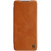 Nillkin Qin leather holster case for Samsung Galaxy A22 4G brown