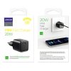 Joyroom fast wall charger USB Type C 20W Power Delivery Quick Charge 3.0 AFC black (L-P202)