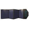 Choetech large 80W solar charger foldable DC, USB C, 2x USB PD, QC black (SC007)