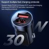 Joyroom C-A09 Mini dual-port QC3.0 Smart fast charge 2x USB 30W Quick Charge, SCP, PD, AFC Black