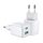 Joyroom charger (EU plug) USB / USB Type C 30W Power Delivery QuickCharge 3.0 AFC FCP white (L-QP303)