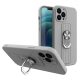 Ring Case silicone case with finger grip and stand for Xiaomi Redmi Note 10 5G / Poco M3 Pro silver