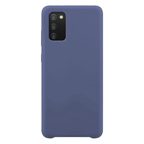 Silicone Case Soft Flexible Rubber Cover for Samsung Galaxy A03s blue