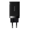 Baseus Super Si Pro fast charger USB / USB Type C 30W Power Delivery Quick Charge black (CCSUPP-E01)