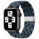 Strap Fabric Band for Watch 9 / 8 / 7 / 6 / SE / 5 / 4 / 3 / 2 (41mm / 40mm / 38mm) Braided Fabric Strap Watch Bracelet Blue