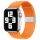 Strap Fabric Band for Watch 9 / 8 / 7 / 6 / SE / 5 / 4 / 3 / 2 (41mm / 40mm / 38mm) Braided Fabric Strap Watch Bracelet Orange (10)