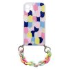 Color Chain Case gel flexible elastic case cover with a chain pendant for Samsung Galaxy A12 multicolour  (1)