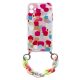 Color Chain Case gel flexible elastic case cover with a chain pendant for Samsung Galaxy A12 multicolour  (2)