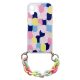 Color Chain Case gel flexible elastic case cover with a chain pendant for Samsung Galaxy A22 4G multicolour  (1)