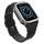 Protect Strap Band Band with Case for Apple Watch 7 / SE (41/40 / 38mm) Case Armored Watch Cover Black