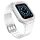 Protect Strap Band Band with Case for Apple Watch 7 / SE (41/40 / 38mm) Case Armored Watch Cover White