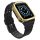 Protect Strap Band with Case for Apple Watch 7 / SE (45/44 / 42mm) Case Armored Watch Cover Black