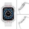 Protect Strap Band Case Wristband for Apple Watch 7 / 6 / 5 / 4 / 3 / 2 / SE (45 / 44 / 42mm) Case Armor Watch Cover Transparent