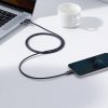 Baseus Crystal Shine Series cable USB cable for fast charging and data transfer USB Type A - Lightning 2.4A 1.2m black (CAJY000001)