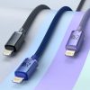 Baseus Crystal Shine Series cable USB cable for fast charging and data transfer USB Type A - Lightning 2.4A 2m purple (CAJY000105)