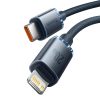 Baseus crystal shine series fast charging data cable USB Type C to Lightning 20W 1.2m black (CAJY000201)