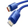 Baseus Crystal Shine Series cable USB cable for fast charging and data transfer USB Type C - Lightning 20W 1.2m blue (CAJY000203)