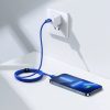 Baseus Crystal Shine Series cable USB cable for fast charging and data transfer USB Type C - Lightning 20W 1.2m blue (CAJY000203)