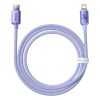 Baseus Crystal Shine Series cable USB cable for fast charging and data transfer USB Type C - Lightning 20W 1.2m purple (CAJY000205)