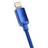 Baseus Crystal Shine Series cable USB cable for fast charging and data transfer USB Type C - Lightning 20W 2m blue (CAJY000303)