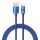 Baseus Crystal Shine Series cable USB cable for fast charging and data transfer USB Type A - USB Type C 100W 1.2m blue (CAJY000403)