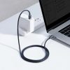 Baseus Crystal Shine Series cable USB cable for fast charging and data transfer USB Type C - USB Type C 100W 1.2m black (CAJY000601)