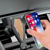 Gravity smartphone car holder, black air vent grille (YC07)