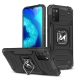 Wozinsky Ring Armor tough hybrid case cover + magnetic holder for Samsung Galaxy A03s black