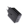 Acefast charger 2x USB Type C 40W, PPS, PD, QC 3.0, AFC, FCP black (A9 black)