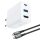 Acefast 2in1 charger GaN 65W USB Type C / USB, adapter adapter HDMI 4K @ 60Hz (set with cable) white (A17 white)