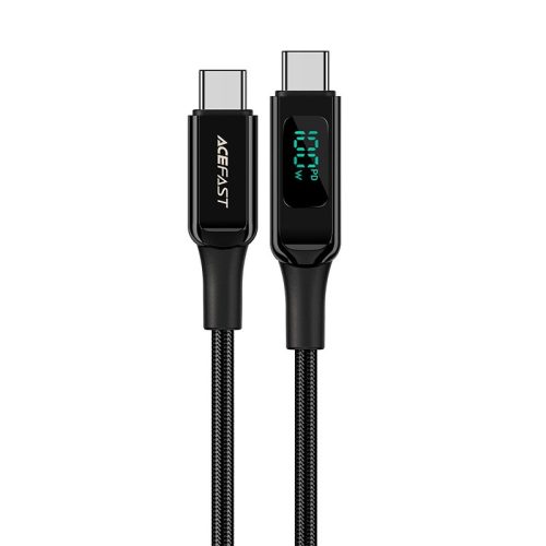 Acefast cable USB Type C - USB Type C 2m, 100W (20V / 5A) black (C6-03 Black)