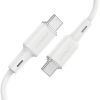 Acefast cable USB Type C - USB Type C 1.2m, 60W (20V / 3A) white (C2-03 white)