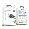 Acefast cable USB Type C - USB Type C 1.2m, 60W (20V / 3A) green (C2-03 oliver green)