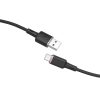 Acefast USB cable - USB Type C 1.2m, 3A black (C2-04 black)