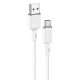 Acefast USB cable - USB Type C 1.2m, 3A white (C2-04 white)