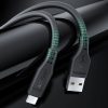 Acefast USB cable - USB Type C 1.2m, 3A black (C3-04 black)