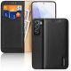 Dux Ducis Hivo Leather Flip Cover Genuine Leather Wallet For Cards And Documents Samsung Galaxy S22 + (S22 Plus) Black