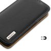 Dux Ducis Hivo Leather Flip Cover Genuine Leather Wallet For Cards And Documents Samsung Galaxy S22 + (S22 Plus) Black