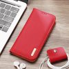 Dux Ducis Hivo Leather Flip Cover Genuine Leather Wallet For Cards And Documents Samsung Galaxy S22 + (S22 Plus) Red