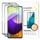 Wozinsky Set of 2x Super Strength Full Glue Tempered Glass Full Screen with Frame Case Friendly Samsung Galaxy A33 5G Black