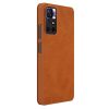 Nillkin Qin Case Case for Xiaomi Redmi Note 11T 5G / Note 11S 5G / Note 11 5G (China) / Poco M4 Pro 5G Camera Cover Holster Cover Flip Case Brown