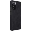 Nillkin Qin Case Case for Xiaomi Redmi Note 11 Pro+ (China) / Redmi Note 11 Pro (China) / Mi11i HyperCharge Camera Protector Holster Cover Flip Case Black