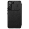 Nillkin Qin Leather Pro Case Case for Samsung Galaxy S22+ (S22 Plus) Camera Protector Holster Cover Flip Case Black