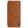 Nillkin Qin Leather Pro Case Case for Samsung Galaxy S22+ (S22 Plus) Camera Protector Holster Cover Flip Case Brown